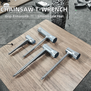 Clé en T de qualité DIY pour réglage de tronçonneuse, outil de mesure métrique compatible avec la bougie d'allumage pour tondeuse à gazon et tronçonneuse - Product Image 2