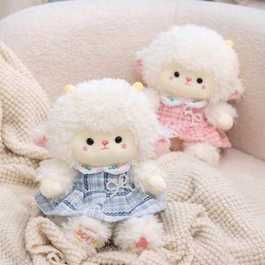 Peluche Mouton Mignon en Jupe à Carreaux, Vente Directe Usine, Poupée en Peluche Agneau, Compagnon de Sommeil, Oreiller, Cadeau d'Anniversaire pour Enfants - Product Image 2