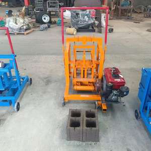 中国サプライヤーのミニマニュアルセメント中空ディーゼルレンガ製造機小型ウガンダで効率的 - Product Image 5