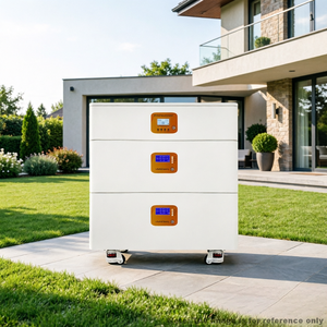 Villa 30-degree electric stackable energy storage integrated machine 15kw household solar energy storage lithium <b>battery</b> - Product Image 4