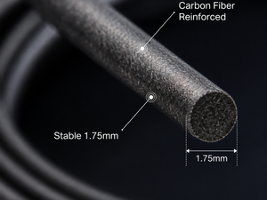 Filamento de Fibra de Carbono y Nylon PINRUI PA6-CF de 1.75mm, Filamento de Impresora 3D de Alta Rigidez de Grado Industrial para Bambu Lab, 1kg - Product Image 2
