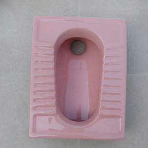 Sanitarios de Cerámica de Calidad de Exportación, Color Rosa Magenta, Inodoro de Cerámica para Baño, Inodoro de Posición en Cuclillas, Plato de Ducha CT MD de la India - Product Image 1