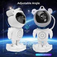 Projecteur Galaxie Astronaute, Projecteur d'Étoiles et de Nébuleuses, Haut-parleur Musical, Minuteur, Veilleuse pour Enfants, Cadeau, Lampe Décorative pour la Maison