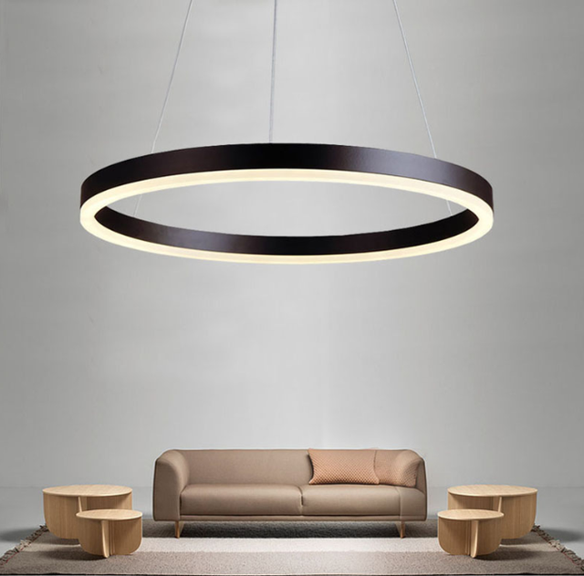 Circular Pendant Led Ring Light Round Led Aluminum Profile Extrusion Led Channel for Office Lightings