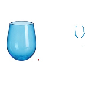 Vaso de Vidrio Transparente con Borde Rojo y Logotipo Personalizado, Moderno, para Vino Tinto, Herramienta Elegante para Degustación de Vinos, con Capacidad de 401-500 ml - Product Image 3