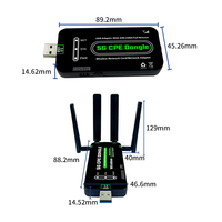 Dongle 5G de Alta Velocidad, Dongle USB para Raspberry Pi, CPE 4G LTE, Tarjeta de Datos de Red Inalámbrica, Módem 5G RM502Q-GL