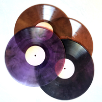 Disque vinyle translucide à effet éclaboussures de couleur (7"-12" 115g) ou disque vinyle LP or/argent avec emballage personnalisé