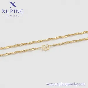 X000836627 XUPING Jewelry Fine Fashion Jewelry 14K Gold Color Necklaces For Men