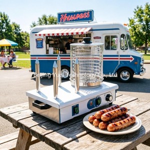 Máquina Calentadora de <span class=keywords><strong>Salchichas</strong></span> Eléctrica de 4 Varillas para Panadería, Tienda de Conveniencia y Bar de Snacks, Equipo de Catering para Corn Dogs - Product Image 3