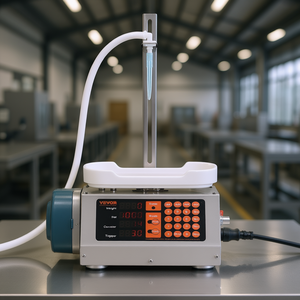 Machine de remplissage automatique de bouteilles Vevor, 5-300g, contrôle numérique, pompe péristaltique, buse unique, équipement de remplissage de boissons - Product Image 2