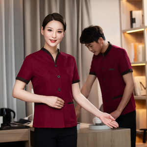 Touchhealthy Supply Man Ropa de limpieza de hotel Uniforme de hotel Chaleco de limpieza Uniforme de limpieza de sirvienta Uniforme - Product Image 5