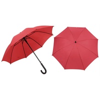Parapluie droit en fibre de verre à ouverture automatique, personnalisable pour cadeaux promotionnels, utilisation en voyage, protection UV, fonctionnalités tout-en-un