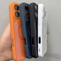 Coque magnétique deux-en-un BAILI avec film protecteur en verre AG dépoli pour iPhone 17 Pro Max 16 – Vente chaude en usine
