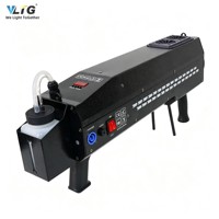 Pistolet à fumée 2000W avec LED, lanceur de brouillard portatif pour DJ, scène, boîte de nuit, fête, bar, spectacle
