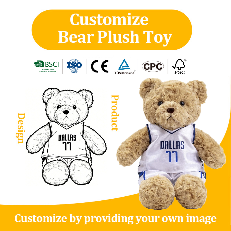 Custom Bear Plush Toy with 99