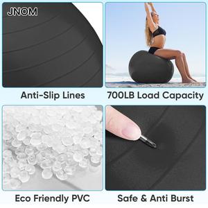 <span class=keywords><strong>Pelota</strong></span> de Yoga <span class=keywords><strong>para</strong></span> Parto, Antiexplosión, con Bomba de Pie, <span class=keywords><strong>para</strong></span> Alivio del Dolor de Embarazo, Ejercicio, 65cm, JNOM Sport - Product Image 5