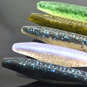 Leurre souple artificiel en PVC, Jerkbait à queue fendue, Minnow, Swim Bait pour Bar, Zander, Pêche en eau douce, Drop Shot - Product Image 1