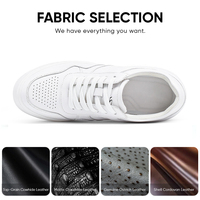Scarpe Casual da Donna con Rialzo Interno 8CM, Slip-on con Piattaforma, in Pelle, Vendita all'Ingrosso dalla Fabbrica