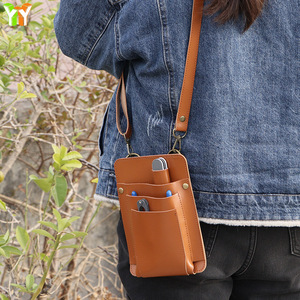 Vintage Florist Pruning Tool Bag, PU Leather Crossbody Gardening Scissors Set, Hairdresser Crossbody Tool Bag - Product Image 3