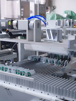 Collateur automatique haute vitesse pour la distribution et l'agencement des produits sur piste de course