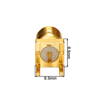 Usine sma prise femelle prise mâle angle droit 90 degrés PCB panneau bride rf connecteur adaptateur adaptateur connecteurs coaxiaux (rf)