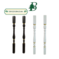 Simple moderne nouveau Style chinois lumière luxe main courante en bois massif Bussen escalier rambarde pour Villa intérieur château gonflable