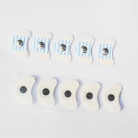 Électrode médicale jetable pour ECG adulte, moniteur de cardiographie, capteur de gel solide
