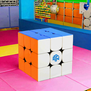 MG3 M Premium Caja de Juguetes Antiestrés <span class=keywords><strong>3x3</strong></span>, Cubos Mágicos Magnéticos Educativos, Juguetes de Rompecabezas de Plástico ABS con Luces Intermitentes para Niños de 5 a 7 Años - Product Image 3