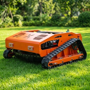Tondeuse à gazon télécommandée à essence et robotisée pour l'agriculture en promotion HYD-G1000-A Largeur de coupe 1000 mm Tondeuse à gazon télécommandée sur chenilles - Product Image 3