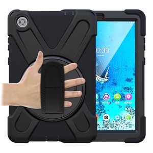 Shockproof della Copertura della cassa Per <span class=keywords><strong>Lenovo</strong></span> <span class=keywords><strong>Tab</strong></span> M8 TB-8505F Rugged Heavy Duty Caso Ibrido di Protezione Con 360 Cavalletto e cinghia da polso - Product Image 6