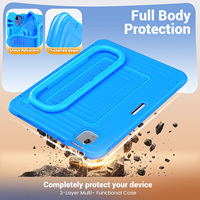 Nouvelle coque de protection antichoc 3-en-1 avec support pour tablettes Apple iPad Air 11 2024 2025 2026/Pro 11 2018 2020 2022/Air4/Air5