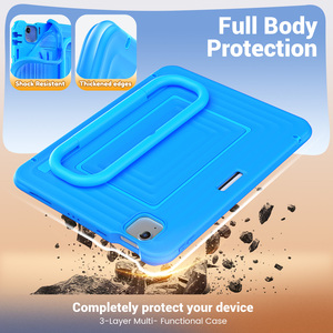 Niños Amigable Resistencia a los Choques Armadura Resistente Stand Caso Shell Para Ipad 10.9 10th <span class=keywords><strong>2022</strong></span> Cubierta de la tableta co - Product Image 2