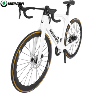 Vélo de route en fibre de carbone 700C Racing 2x12 vitesses avec freins à disque, filetage T47 MEINIER-DR645 - Product Image 2