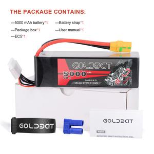 Factory Direct Sale 6s 22.2V 5000mAh 50C lithium polymer battery for RC hobby car softcase LiPo battery pack - Product Image 5
