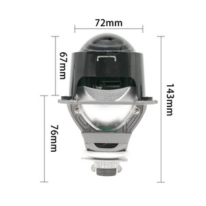Lentille LED à double faisceau de 2,5 pouces, 58W, 12V, pour mise à niveau et rénovation, ajustement universel - Product Image 4