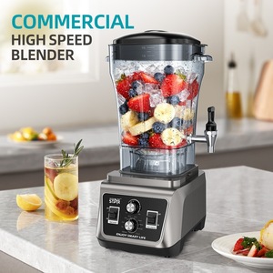 Mixeur Commercial Winning Star 1L-3L à Vitesse Variable pour Jus, Smoothies et Lait de Soja Gris - Product Image 4