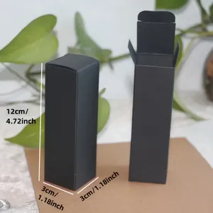 Exquisite Kraft Paper Boxes for Cosmetics Perfumes Food Rectangular Universal White Black Brown-for Lipstick Gift Set Packaging - Product Image 6