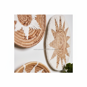 Cesta de decoración de pared, cesta tejida, Juego de 3 - Product Image 1