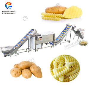 Công Nghiệp Trái Cây Dây Chuyền Sản Xuất Gốc Rau Khoai Tây Khoai Tây Rửa Lột Dợn Sóng Dải Chip Máy Cắt Cho Khoai Tây Chiên - Product Image 1