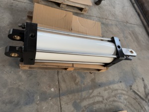 Vérin à piston à double effet à course longue SC, actionneur linéaire haute force avec couvercle avant en aluminium, équipement automatisé à commande pneumatique - Product Image 3