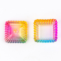 Nouvelle coupelle en verre Dappen personnalisable pour nail art, outils pour poudre liquide avec couvercle, OEM