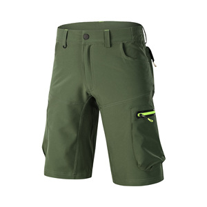Pantaloncini da ciclismo larghi da uomo personalizzati da uomo ad asciugatura rapida pantaloncini sportivi da <span class=keywords><strong>Mountain</strong></span> <span class=keywords><strong>Bike</strong></span> pantaloncini elasticizzati MTB con tasca con cerniera larghi da esterno - Product Image 4
