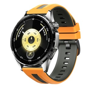 Bracelet de montre GT6 pour <span class=keywords><strong>Huawei</strong></span> Watch <span class=keywords><strong>GT</strong></span> 6/5/4/<span class=keywords><strong>3</strong></span>/2 <span class=keywords><strong>Pro</strong></span> 46mm Watch 5 4 <span class=keywords><strong>3</strong></span> <span class=keywords><strong>Pro</strong></span> Ultimate, bracelet à dégagement rapide, bracelet de sport en silicone 22mm - Product Image 3