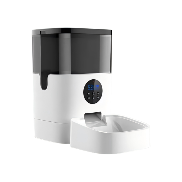 Smart Pet Feeder 4L WiFi Camera Video Remote Control Automatic Cat Dog Food Dispenser with App Voice Recording 2.8kg Bowls
