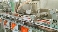 Machine d'emballage automatique horizontale certifiée CE pour les fruits secs de noix, pochette à fermeture éclair préfabriquée, remplissage d'emballage de sac à joint latéral 4