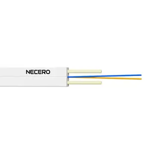 Outdoor Fibre Optic Cable Low Price Outdoor Indoor White G657A1 2 Core Optical Cable 1-12 Core Fiber Optic Cable