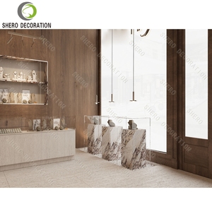 Custom Retail Store Decorator Luxury Full Jewelry Shop Interior Design High-End Jewelry Shop Counter Modern Jewelry <b>Showcase</b> - Product Image 3