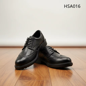 รองเ<span class=keywords><strong>ท</strong></span>้าเซฟตี้แบบผูกเชือก HWH รุ่น Construction Site Wingtip Style ดีไซน์<span class=keywords><strong>ท</strong></span>ันสมัยสำหรับงานอุตสาหกรรม ป้องกันอุบัติเหตุ พร้อมหัวเหล็ก รุ่น HSA168 - Product Image 6