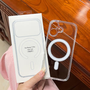 Per <span class=keywords><strong>iPhone</strong></span> 17 Pro Max custodia per telefono magnetico acrilico per <span class=keywords><strong>iPhone</strong></span> 17Air 16 copertura di protezione <span class=keywords><strong>trasparente</strong></span> per telefono a 15 fori di precisione - Product Image 6