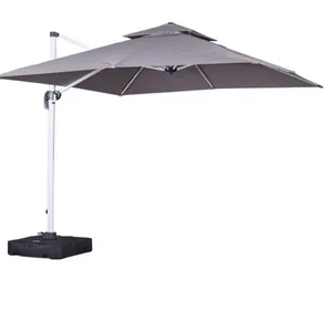 Hot Sale Outdoor 3*3m Patio Garten Sonnenschirm Römischer Regenschirm Mit Basis Outdoor Sonnenschirm Lieferant